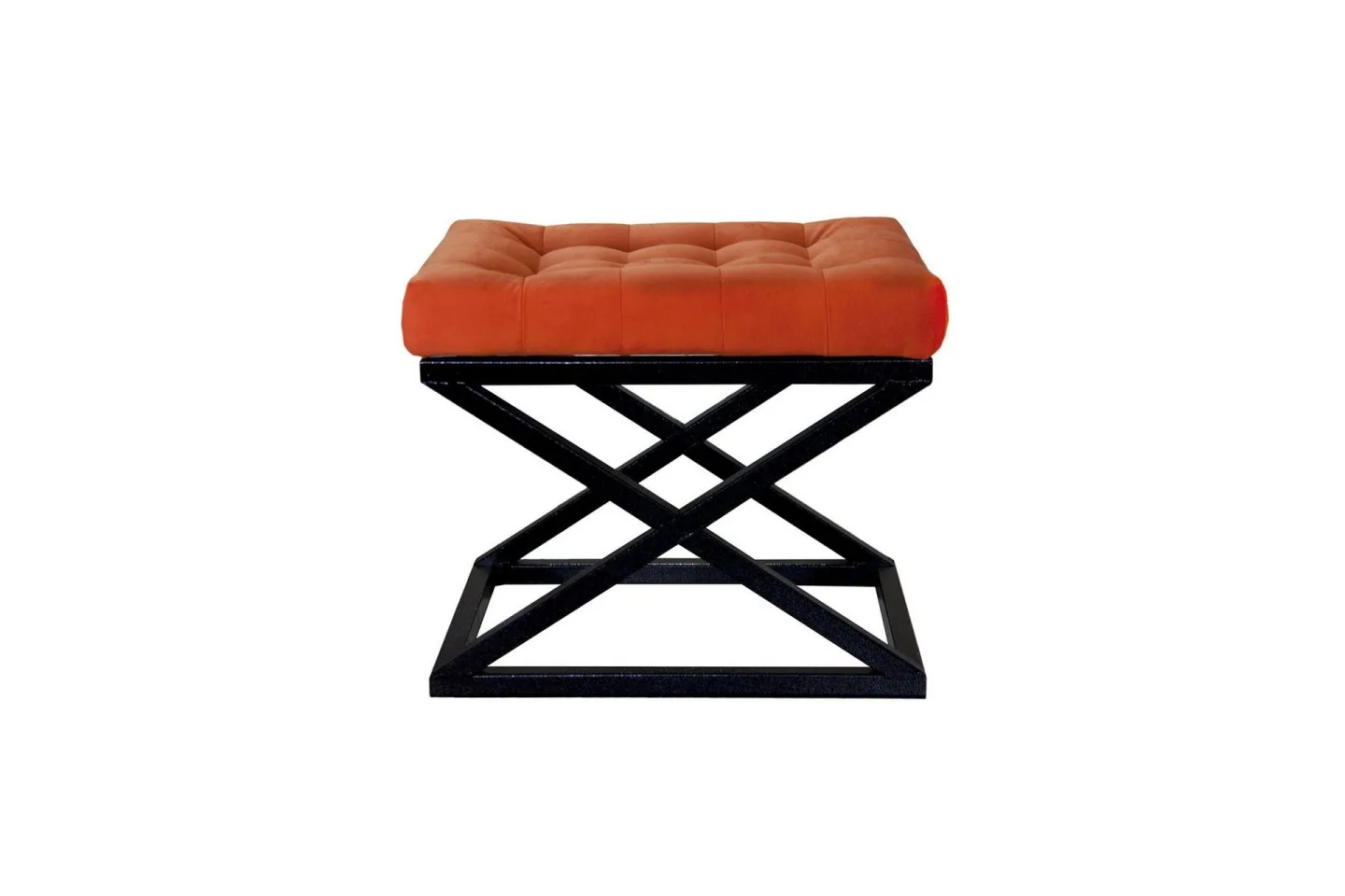 Gillie Sittpuff 40 cm - Svart/Orange
