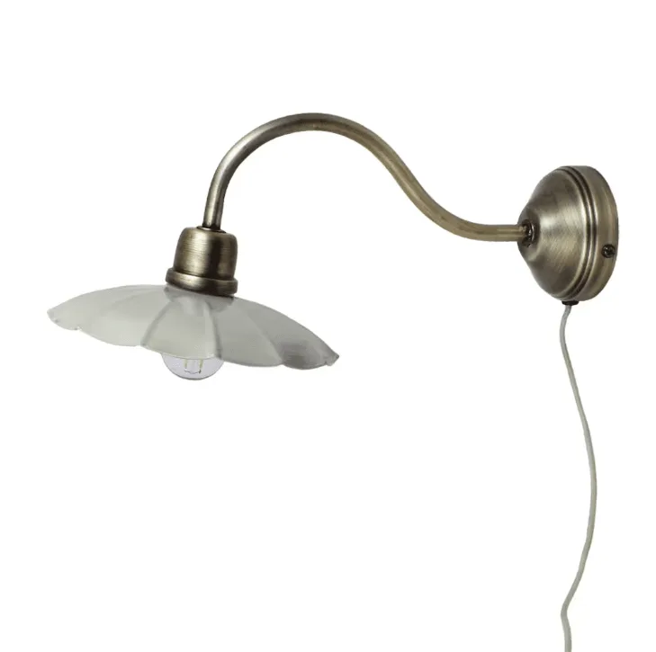 Strömshaga - Gustav Ø20 - Vägglampa - Mint/Antik Mässing