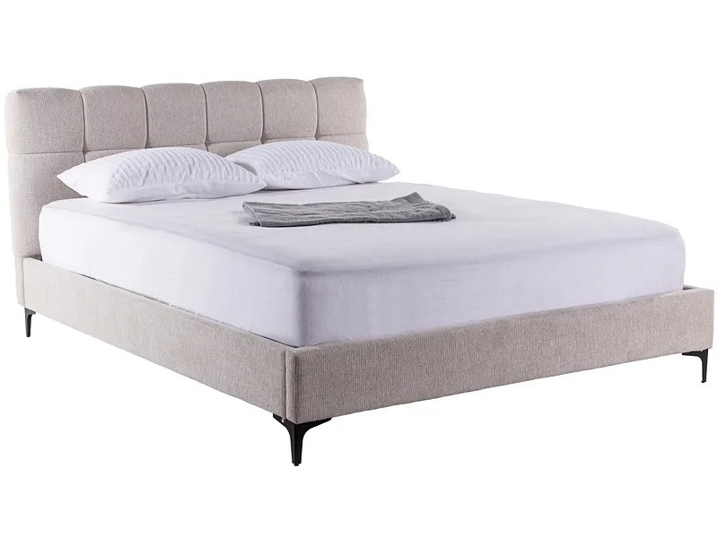 Bett ALBA 160x200cm stoff beige