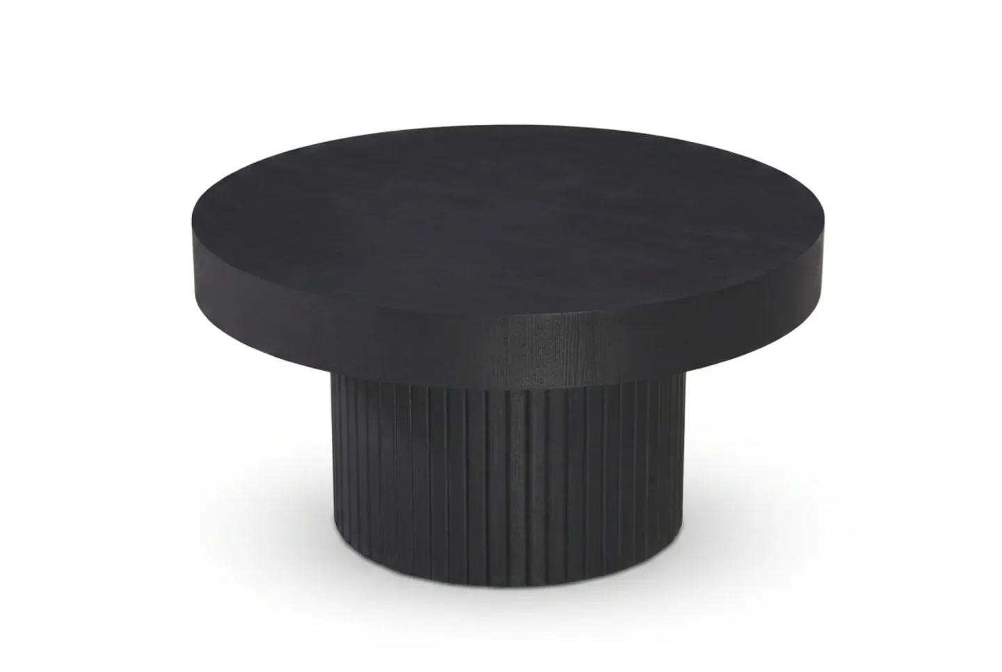 Kopparbo Soffbord Rund 85 cm tjock bordsskiva - Svart