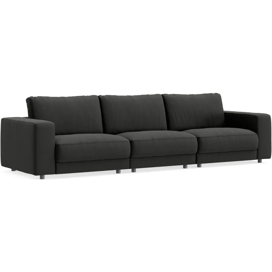 Sofa Ava Bezug: 59,7% Polyester 34,4% Polyacryl 5,9% Viskose graphite B 320 T 107 cm - Möbel Konfigurator: Traummöbel individuell zusammenstellen