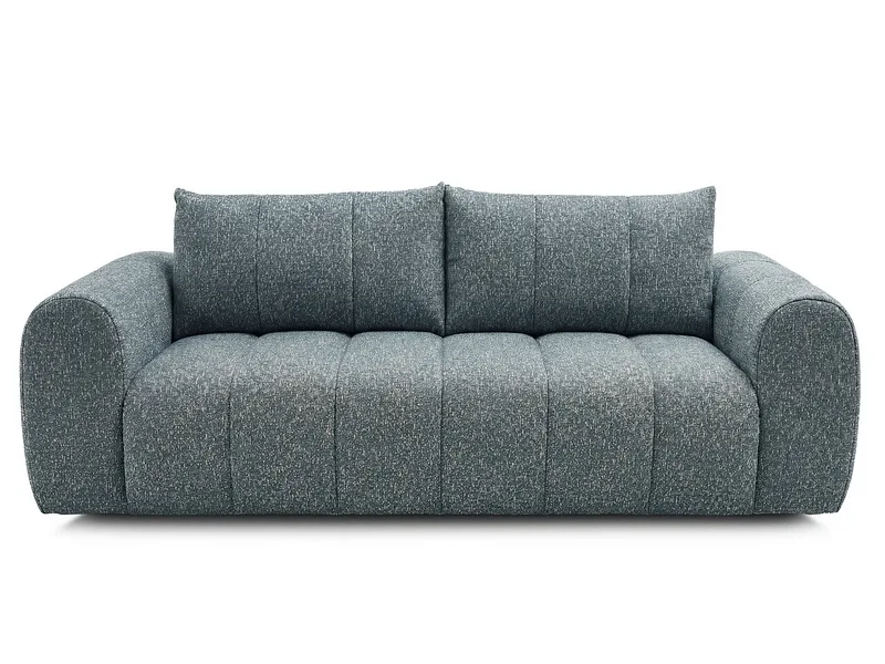 3er Sofa BOBOCHIC NESTY Stoff chiniert blau