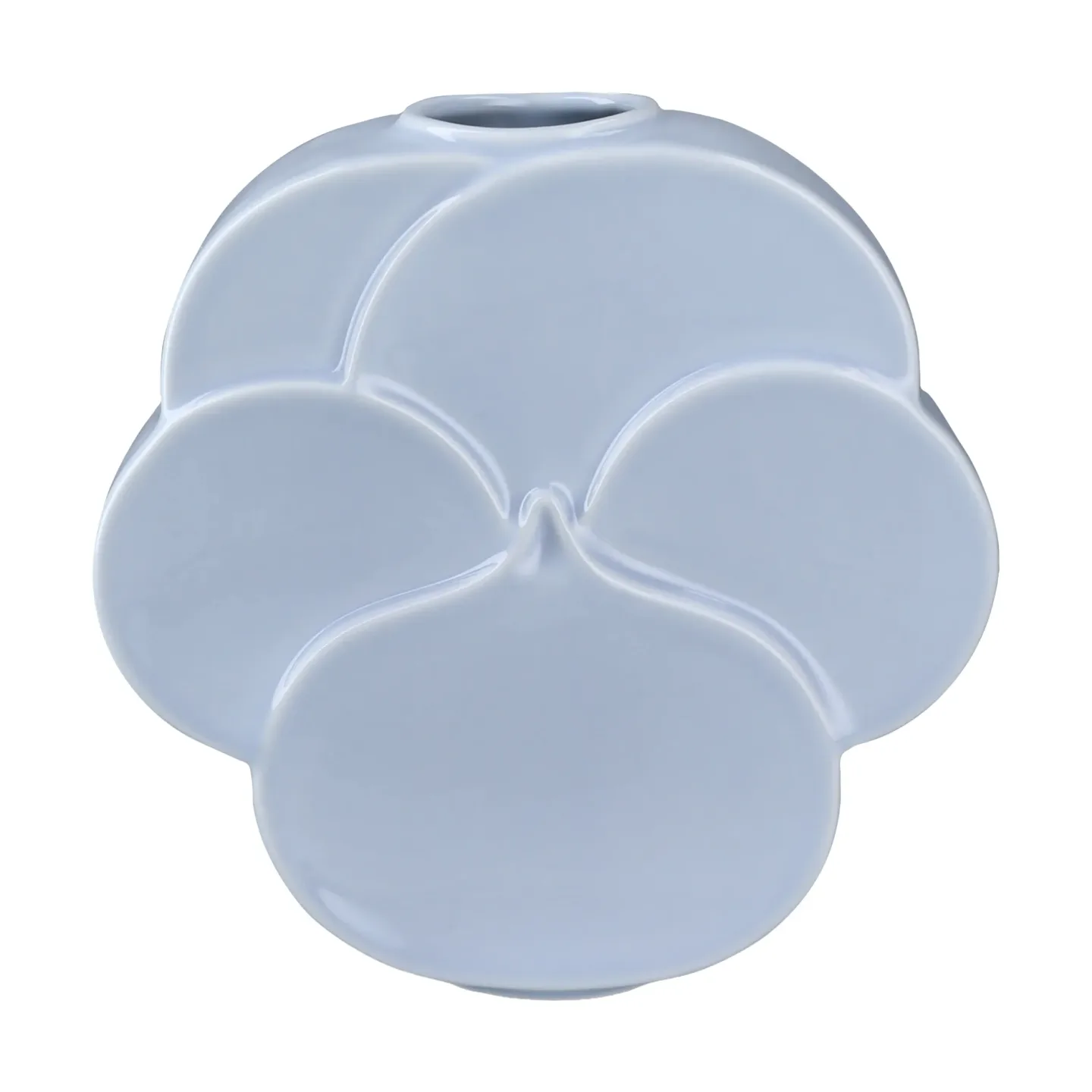 Lyngby Porcelæn Flower vas Styvmorsviol, 17 cm
