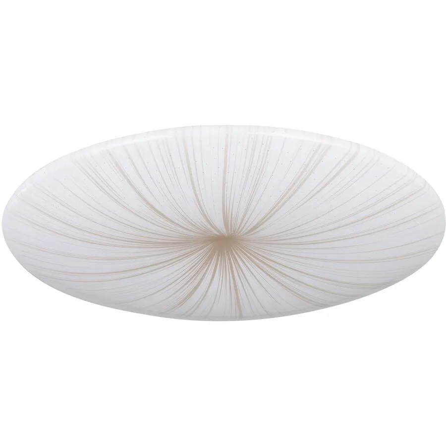 Eglo Deckenlampe Nieves 1 Weiss Stahl 51 cm 7 cm - LED - Lichtfarbe: Warmweiss - LED Energiesparlampen