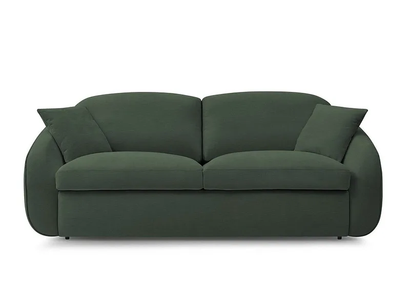 3er Sofa BOBOCHIC CEZANNE Stoff grün