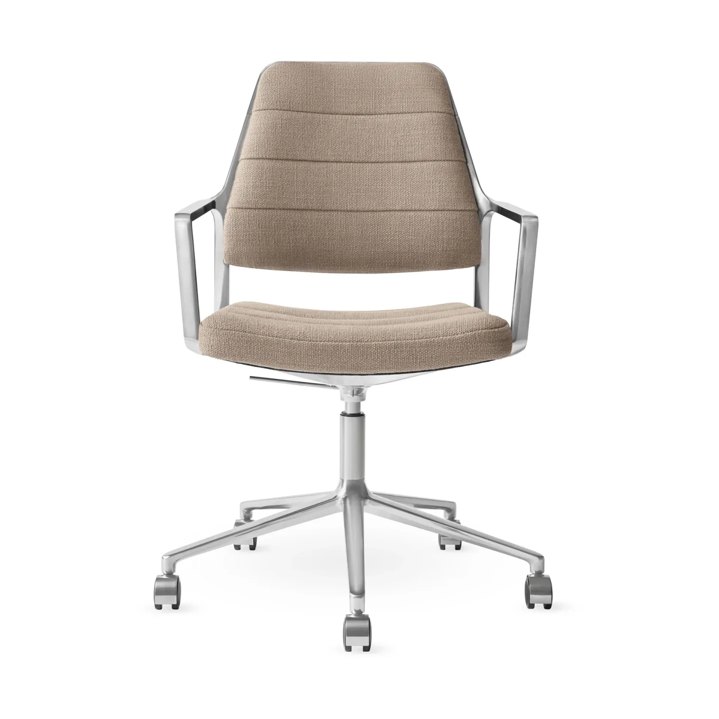 Vipp Vipp455+ Swivel chair kontorsstol med hjul Tide dark sand-polished aluminium