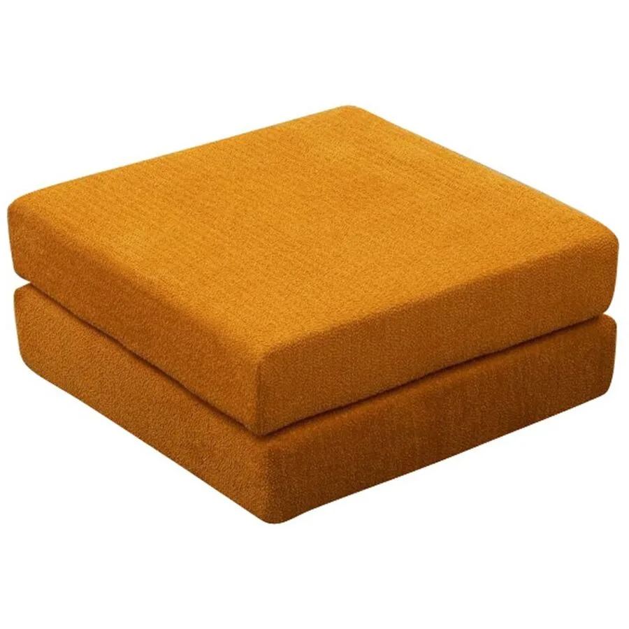 Bettsofa Foldbar Orange Fabric: 100% CHENILLE B 95 T 95 cm