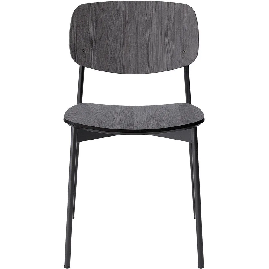 Stuhl Kasper schwarz Eiche