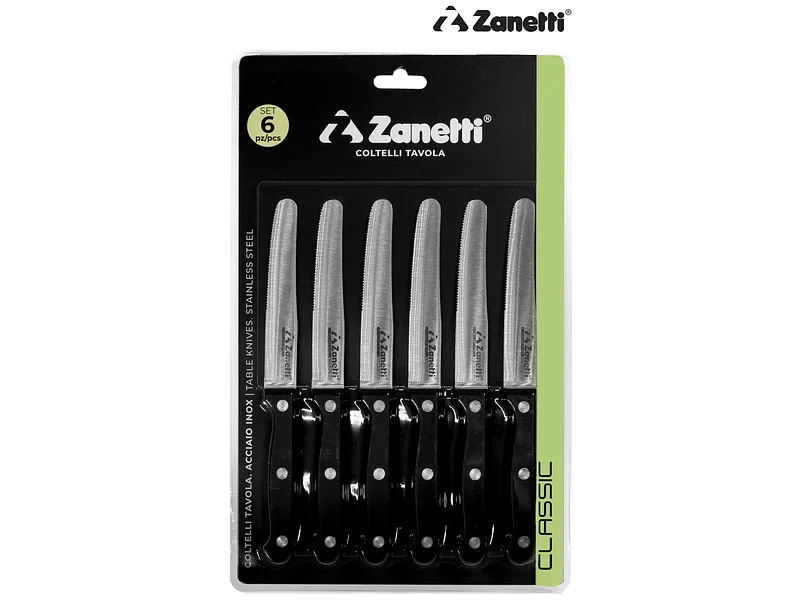 ZANETTI Messerset CLASSIC Edelstahl edelstahl