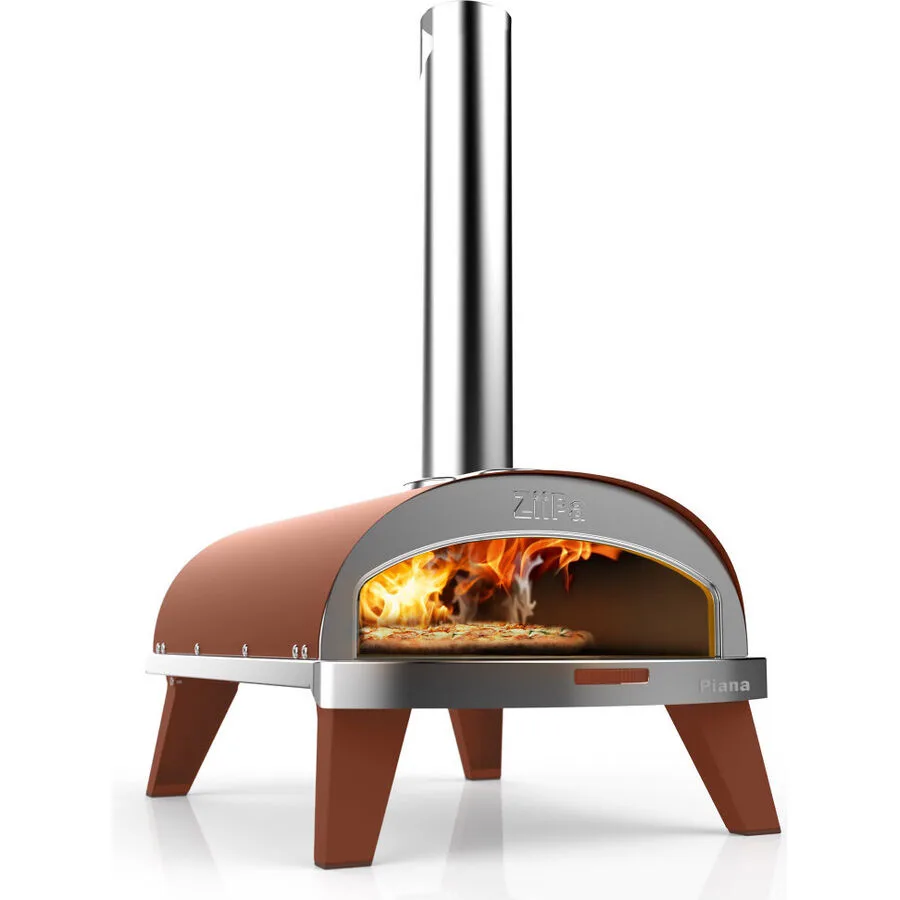 Pizzaofen ZiiPa terracotta Edelstahl B 40 T 76 cm