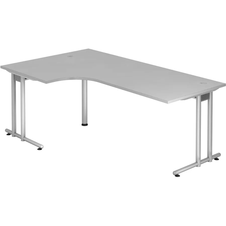 Schreibtisch Office grau Holzwerkstoff B 200 T 120 cm