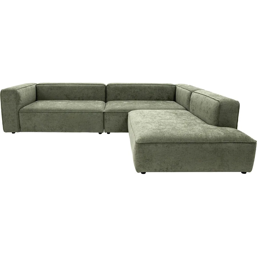 Sofa Hedda Grün Polyester 290 cm 255 cm