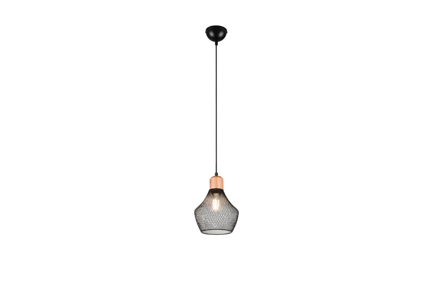 Valeria Taklampa 18 cm E27 mattsvart - Matt svart