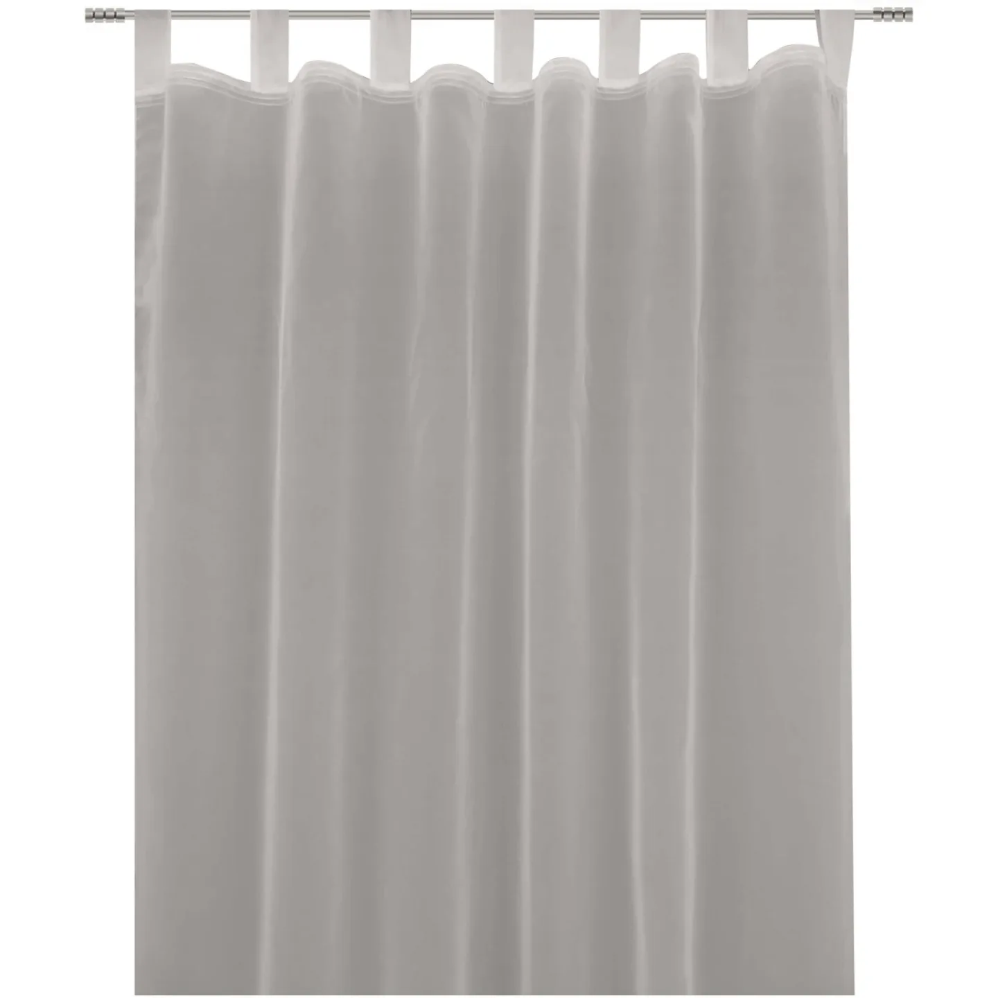 Fertigvorhang - Farbe: anthrazit - Material: Polyester