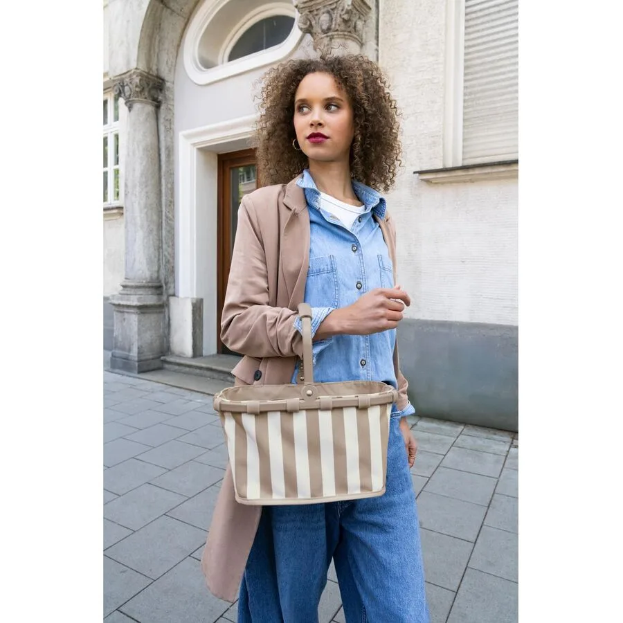 Einkaufskorb Reisenthel Summerstripes Coffee B 33.5 cm