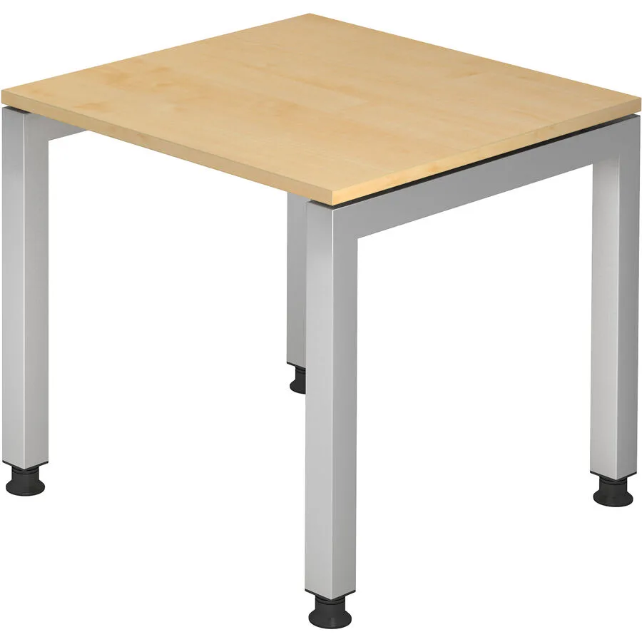 Schreibtisch Office Ahorn Holzwerkstoff Höhenverstellbar B 80 T 80 cm