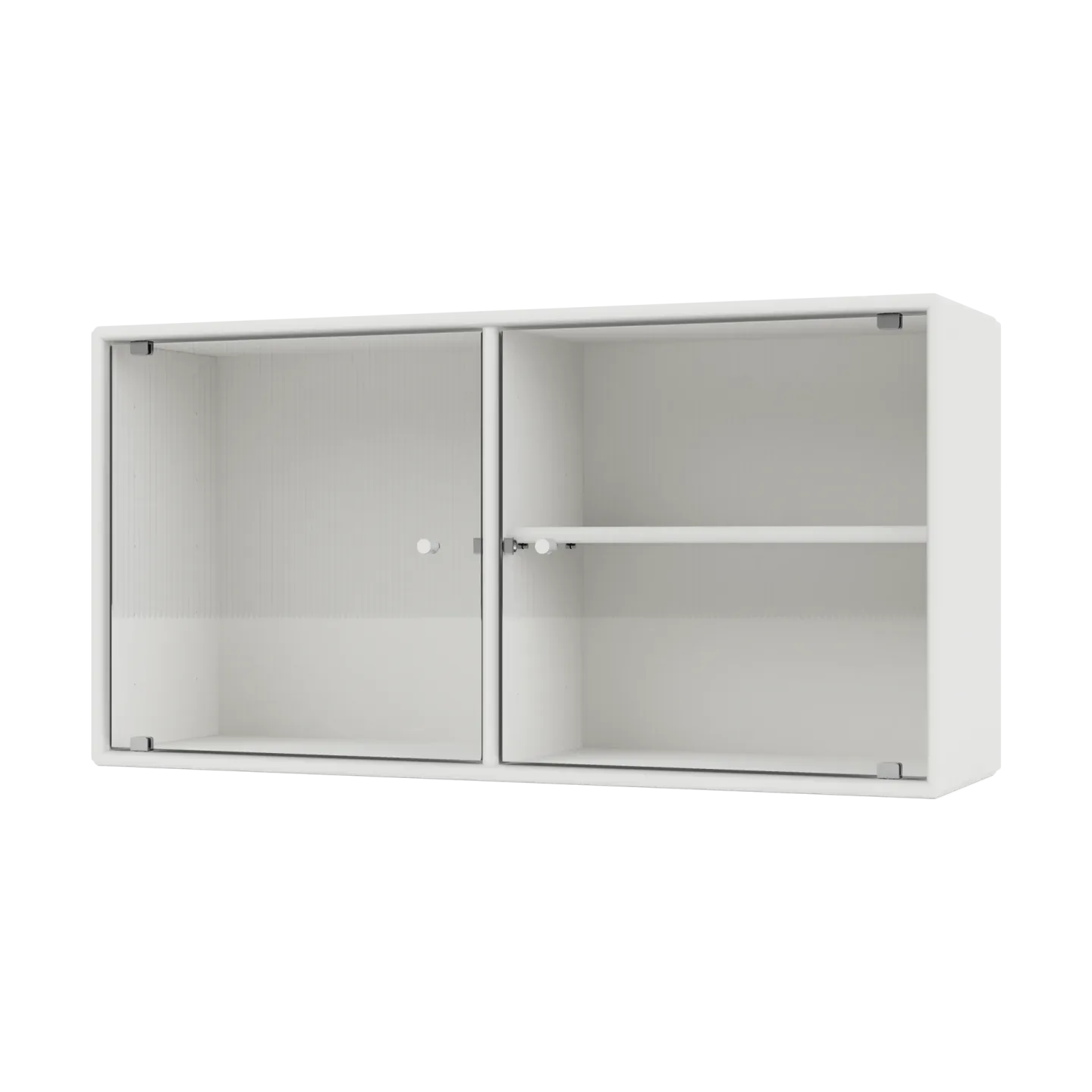 Montana Ripple I Vitrinenschrank 69,6x35,4x20 cm White