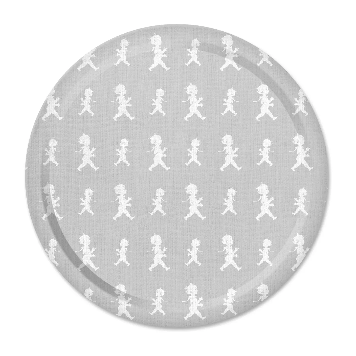 Solstickan Design Solstickan Tablett Ø 38 cm Grau