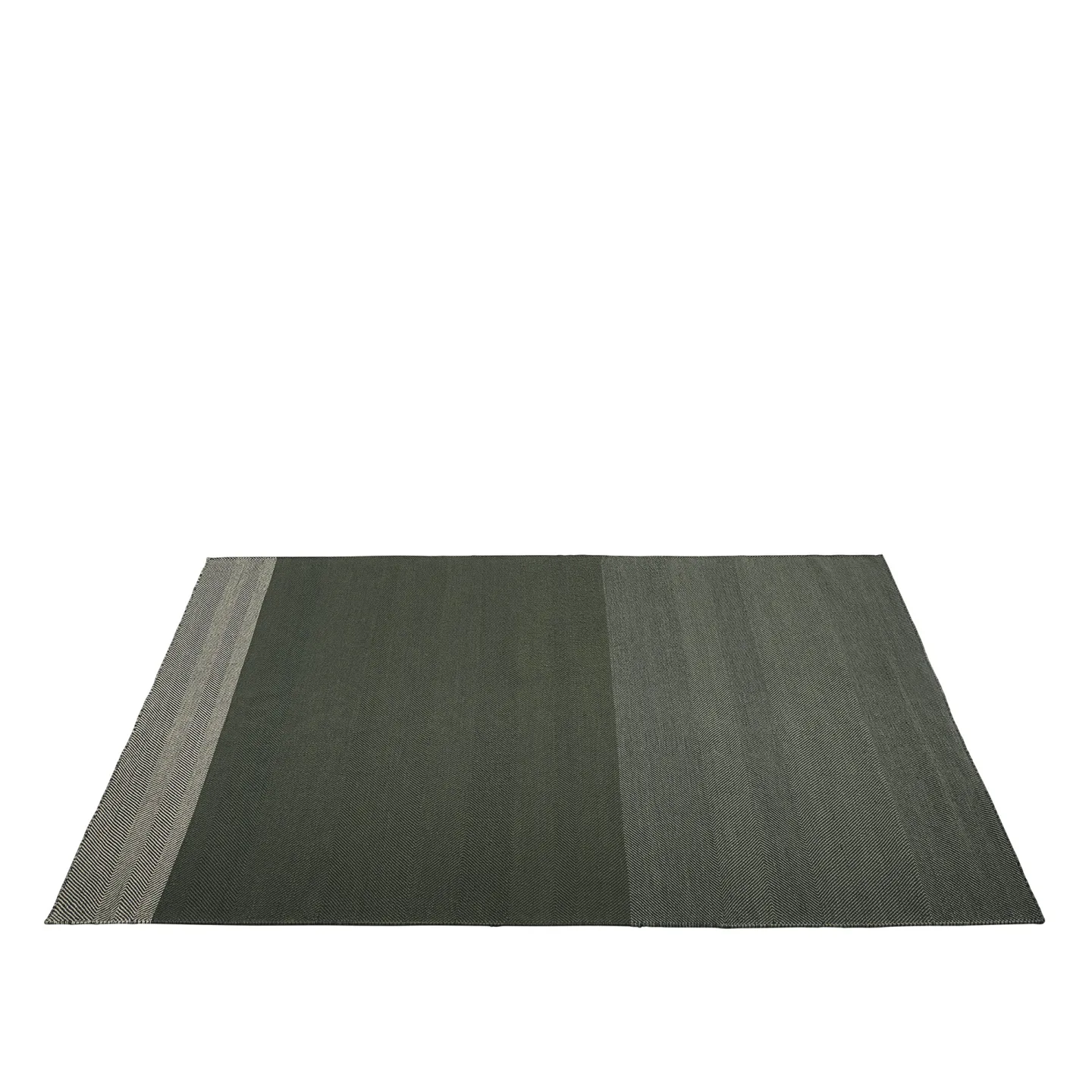 Muuto - Varjo Rug, 200 x 300 cm, Dark Green - Ullmattor - Tina Ratzer - Beige