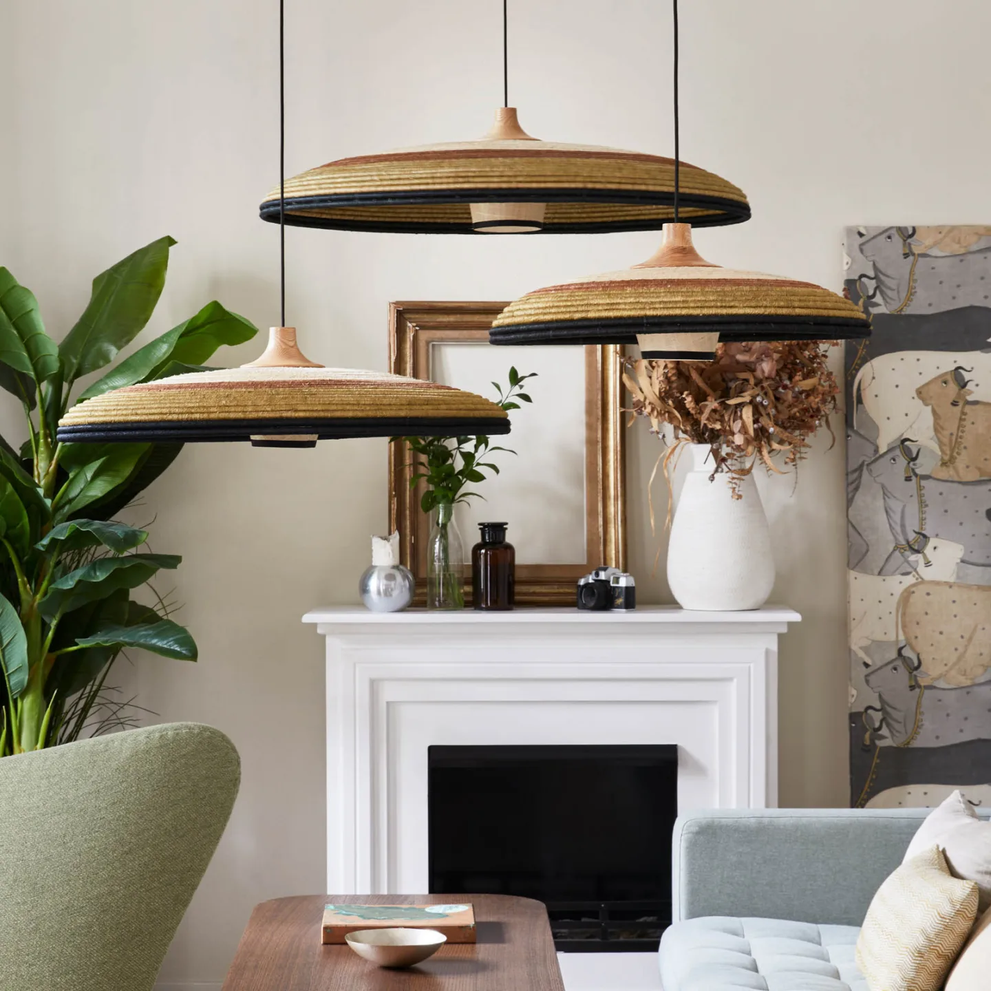 Grass Pendelleuchte M Green - Forestier Grass M - Wohnzimmer - Design - Einflammig