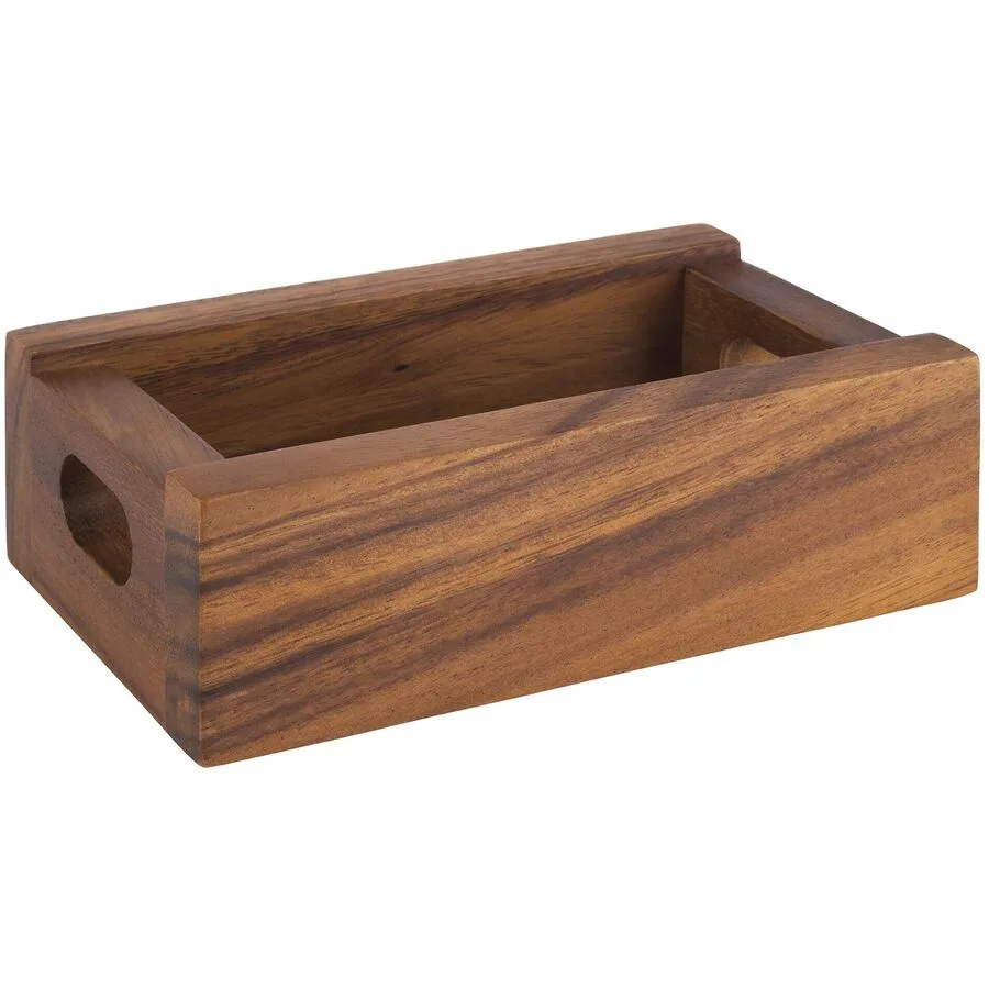 APS Behälter Table natur Akazie Rechteckig B 15 cm T 9.5 cm