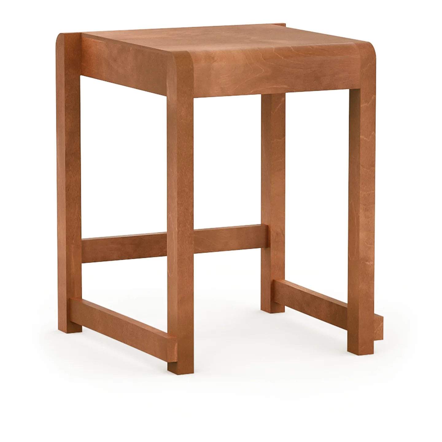 Frama - Low Stool 01 sittpall warm brown - Pallar - Brun - Trä