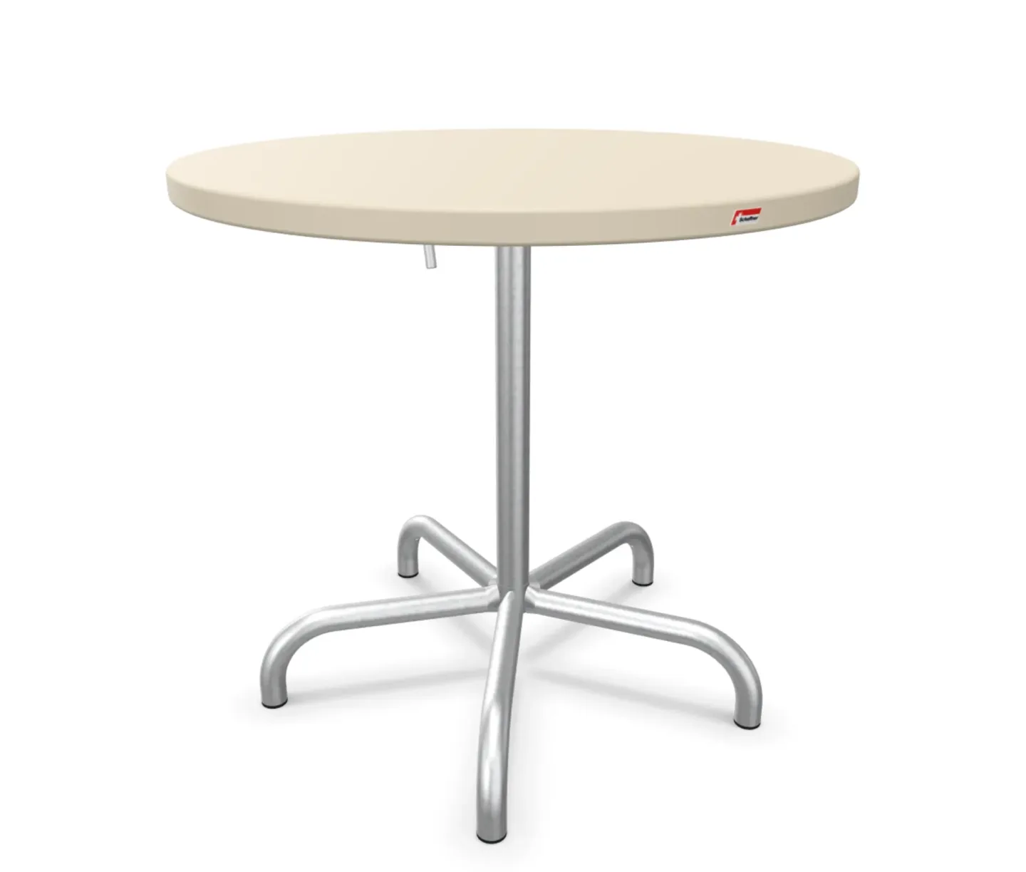 Schaffner Metalltisch Säntis Rund Feuerverzinkt Beige | Schubiger Möbel