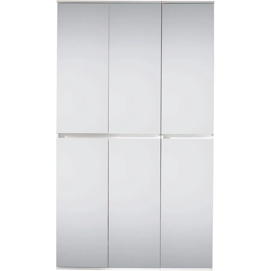 Garderobenschrank Mirror weiss Holzwerkstoff B 111 T 34 H 191 cm