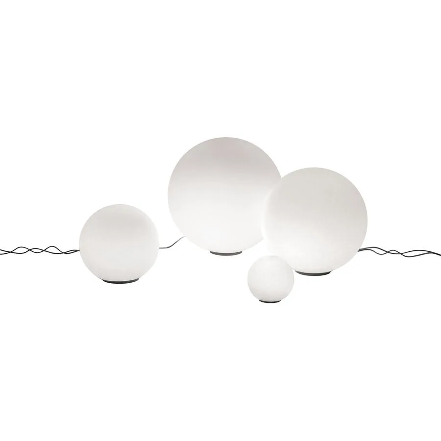 Designer-Tischlampe Artemide Dioscuri E27 weiss H 34 cm - Material: Glas