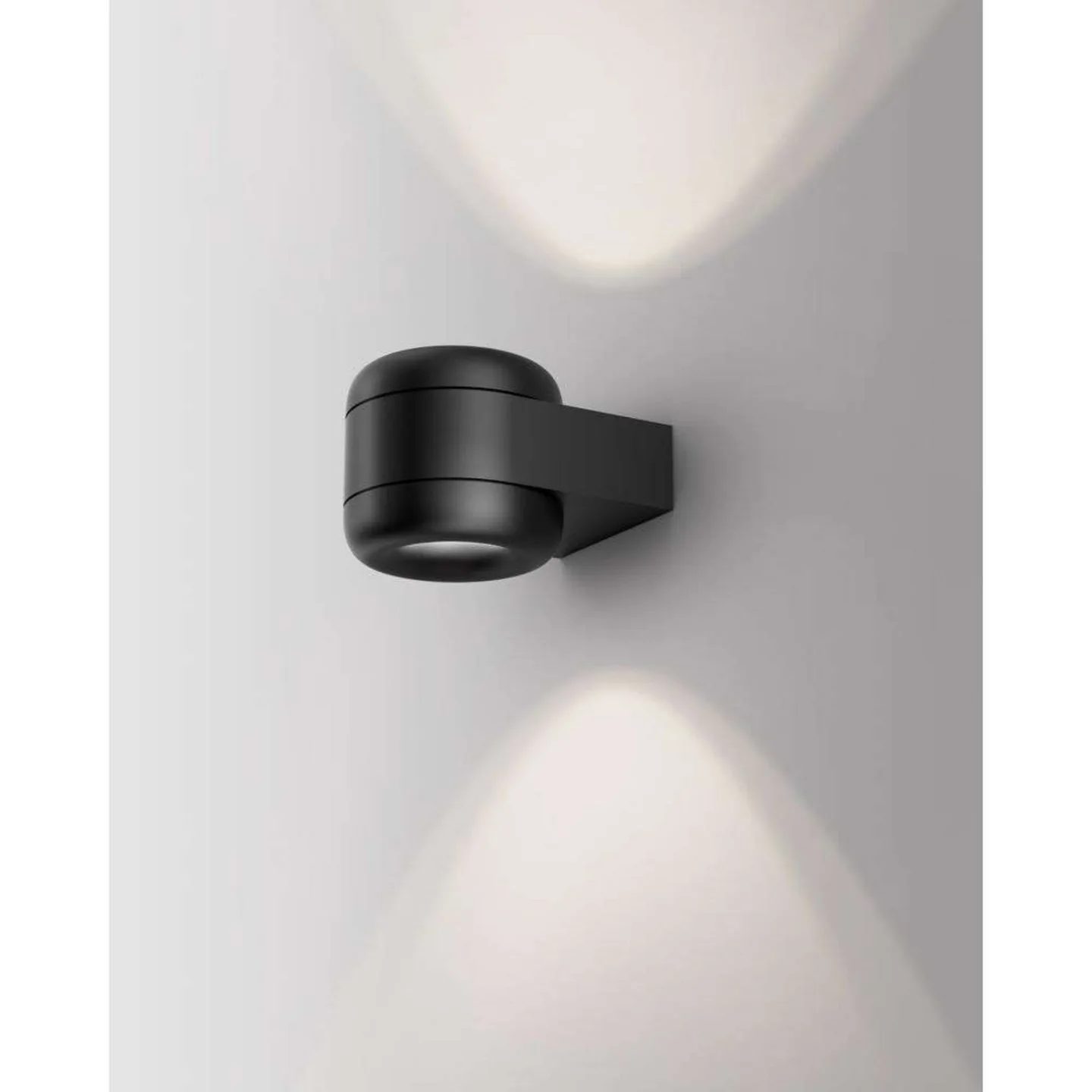 Cavity Wandleuchte S 2700K Black - Serien Lighting - Wohnzimmer - Aluminium