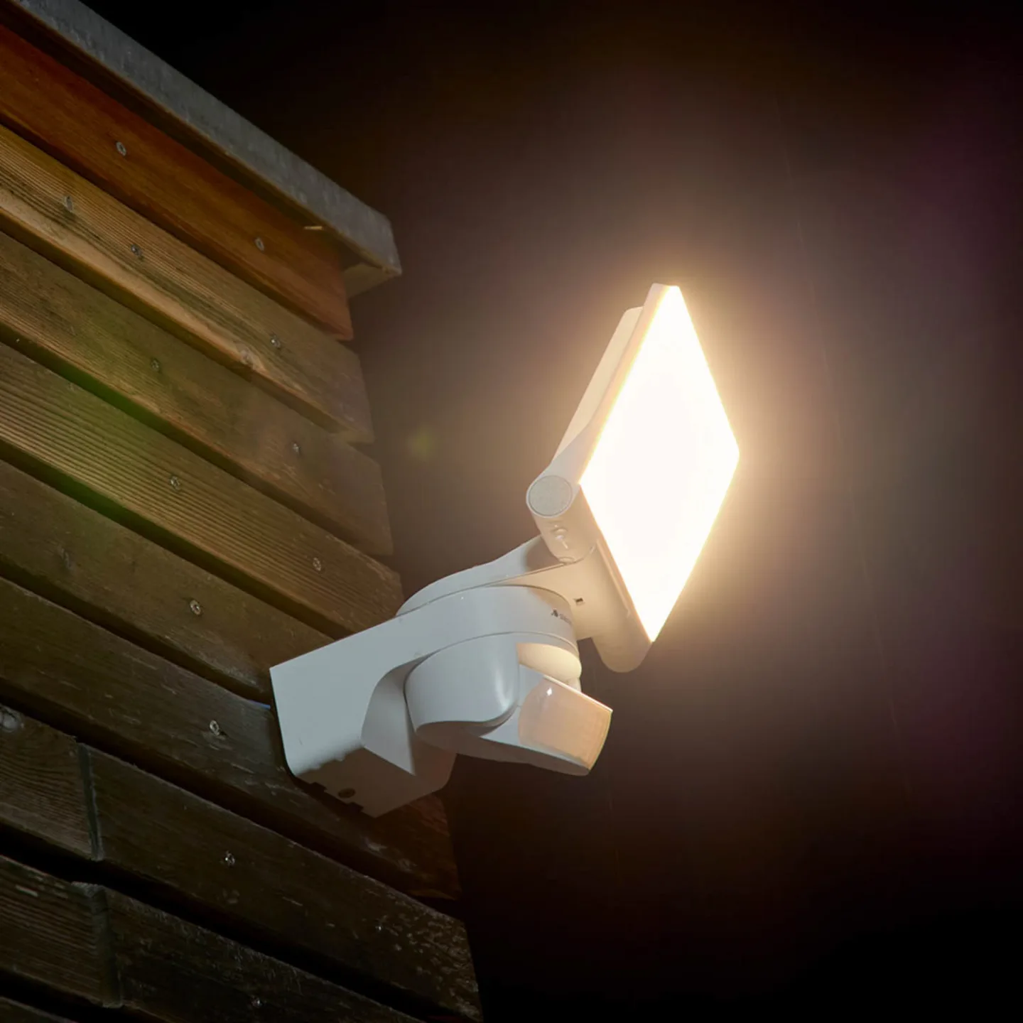 XLED Home 2 S Sensor-Außenstrahler, weiß, IP44 - STEINEL - Modern - Kunststoff - Eckig