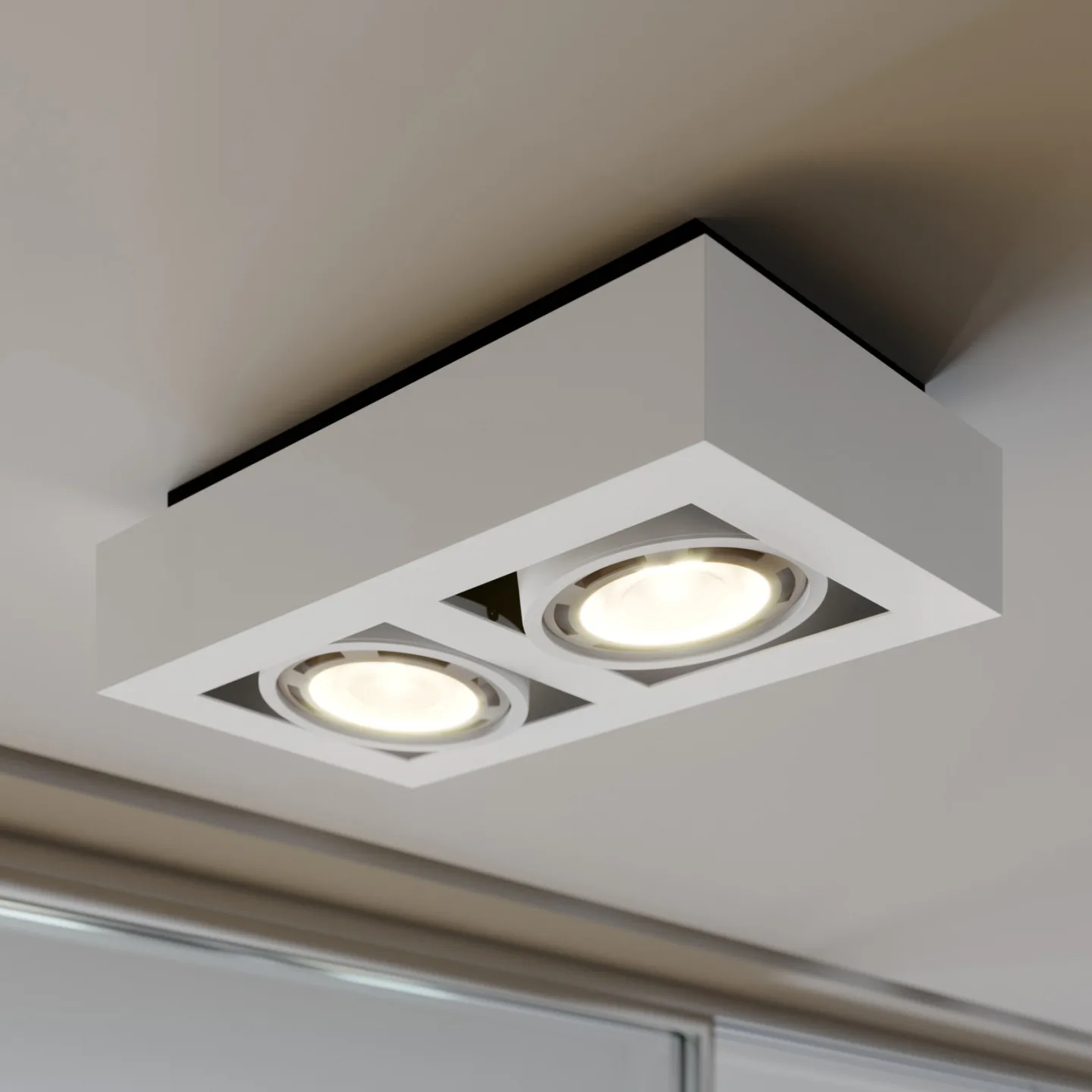 Ronka 2 Plafond Vit - Arcchio - Vardagsrum - Modern - Metall - Vinklad