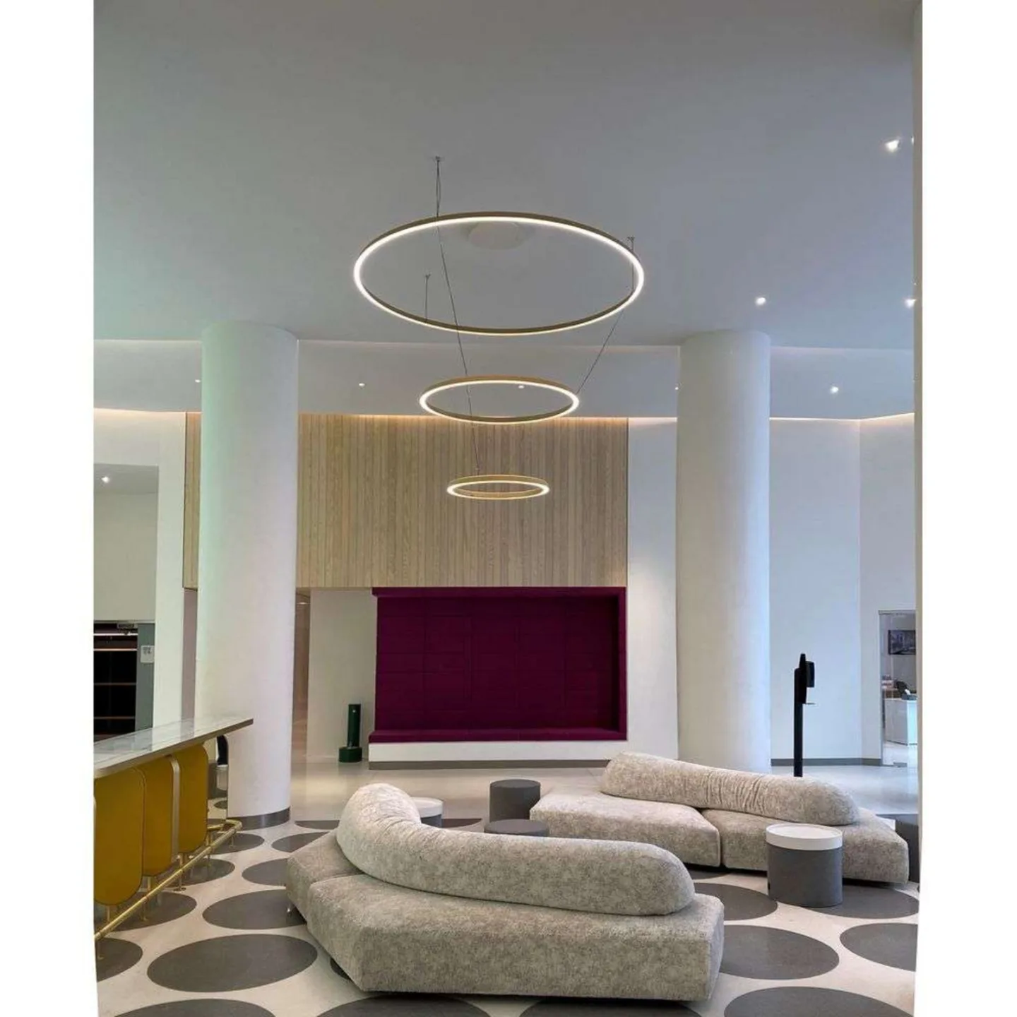 Compendium Circle LED Pendel Ø200 Brass - Luceplan - Spisestue - Aluminium - Ring