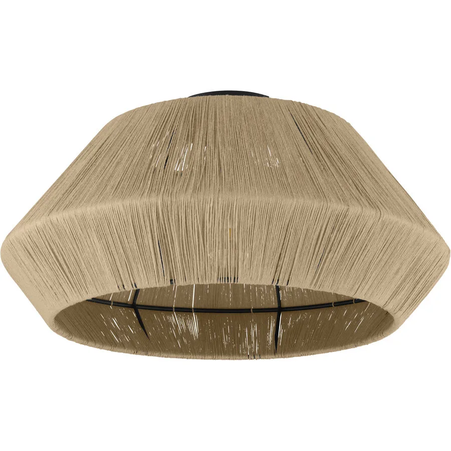 Eglo Deckenlampe Alderney Schwarz Stahl 24 cm
