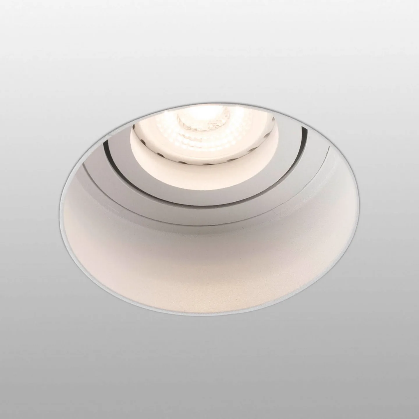 Hyde Einbauspot, rund/schwenkbar, weiß, Ø 8,2 cm - Faro FARO BARCELONA - Flurbereich - Modern - Metall