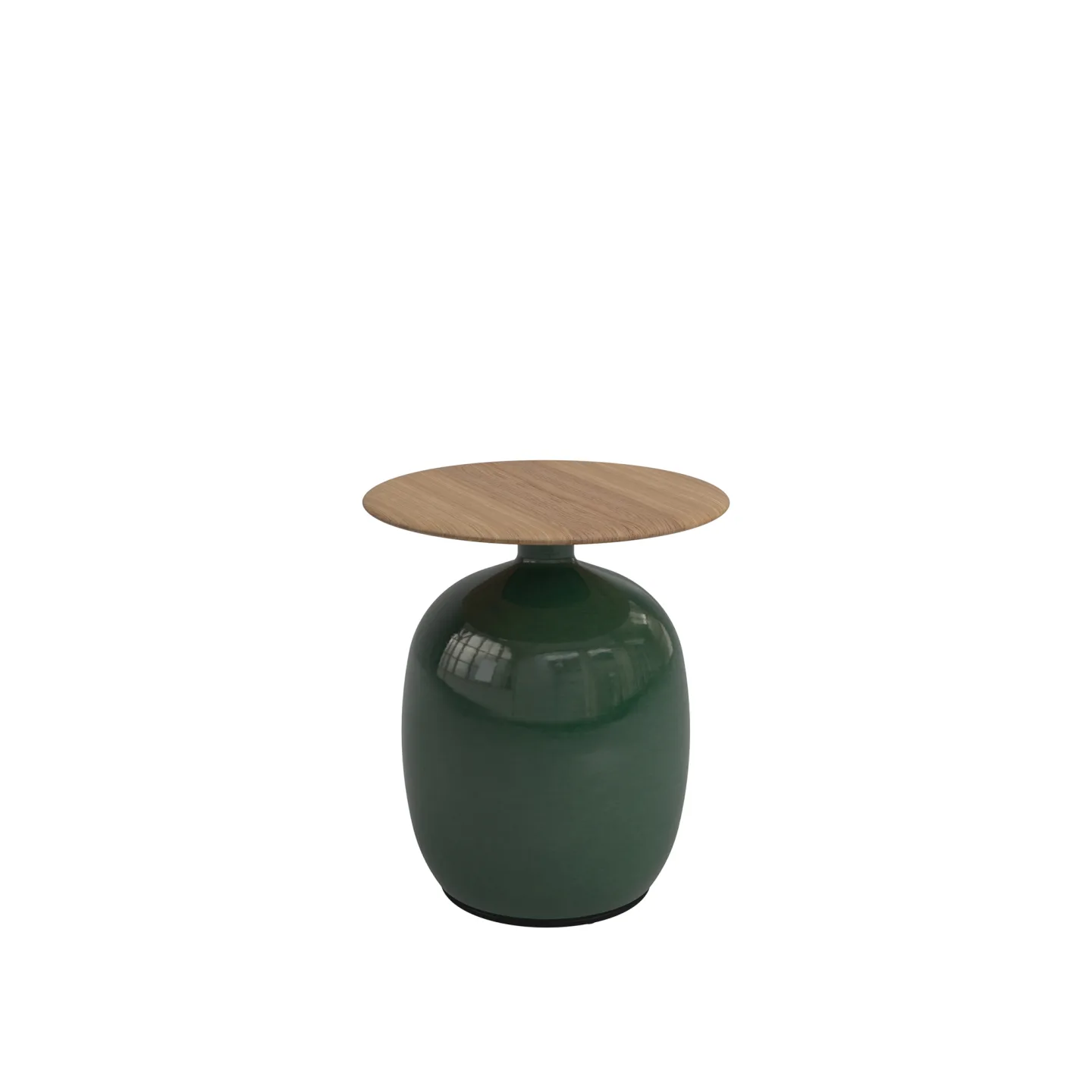 Gloster - Blow Low Side Table, Emerald - Småbord och sidobord utomhus - Henrik Pedersen - Grön - Trä/Sten