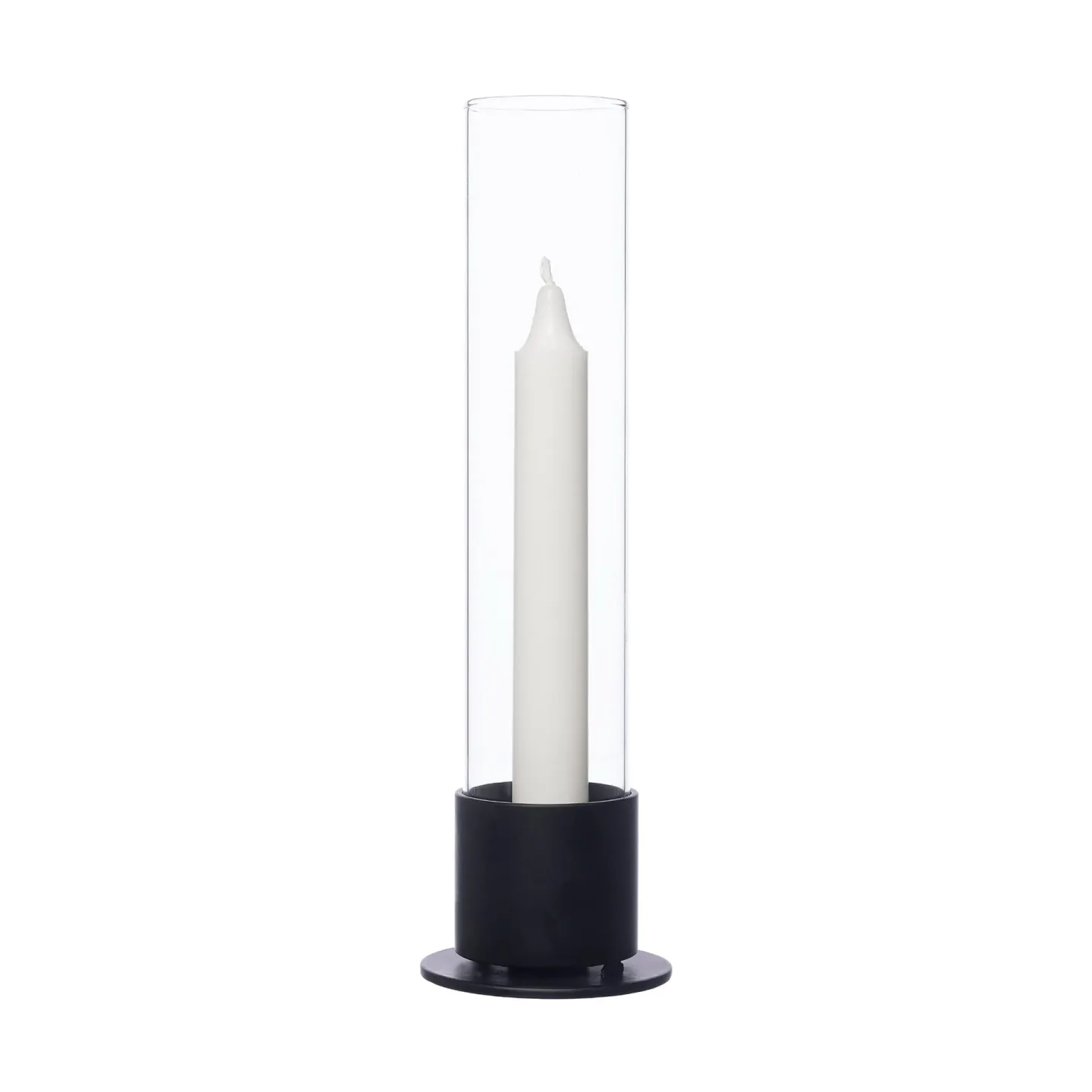 ERNST Ernst Kerzenhalter Glaszylinder Ø7,5 cm Schwarz