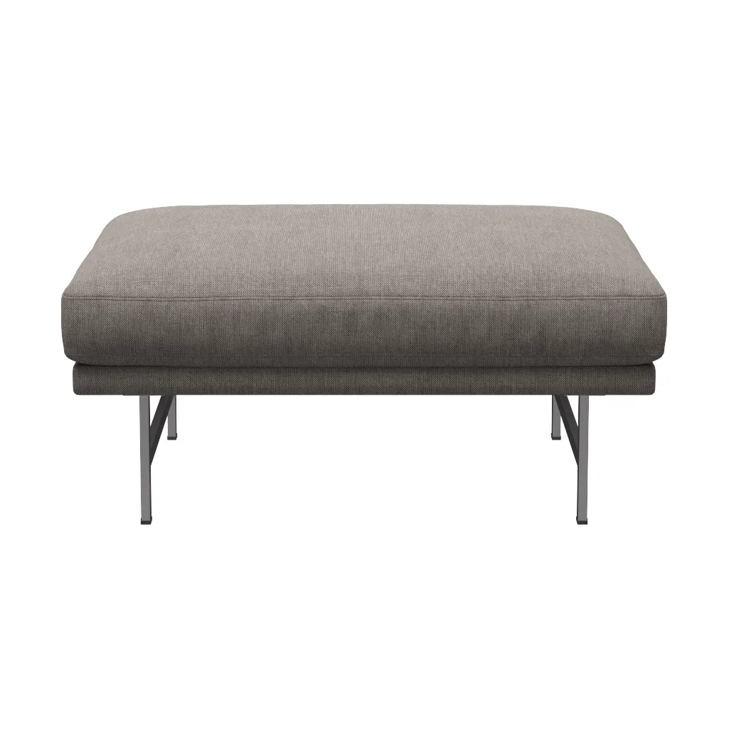Fritz Hansen Lissoni PL110 pouf 67x90 cm Clay 012-rostfritt stål