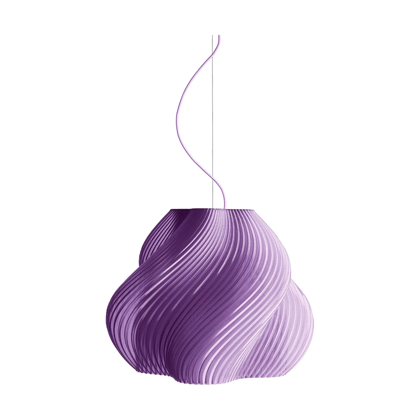 Crème Atelier Soft Serve pendel Lavender sorbet-brass, Mega, 60 cm