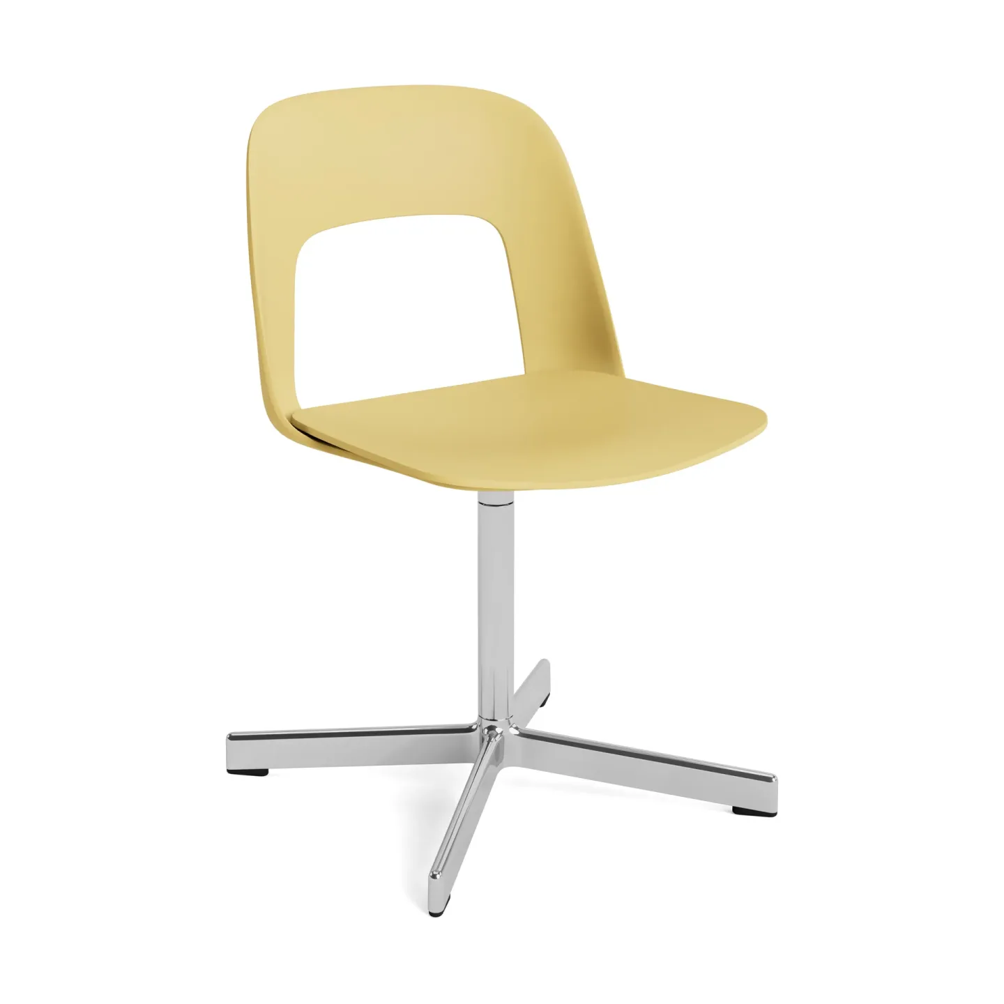 HAY Layout Chair 131 stol Biscotti-polerad aluminium