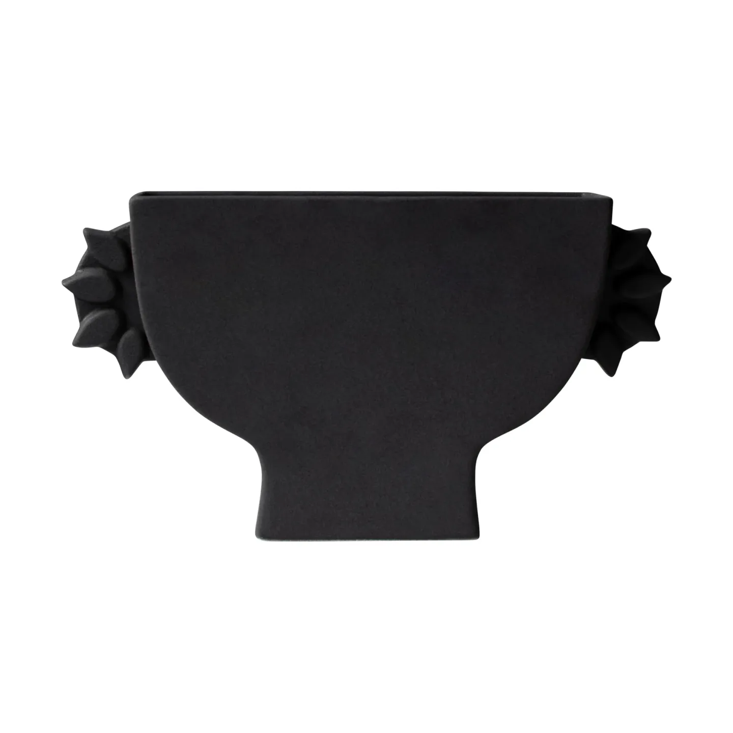 DBKD Flache Vase 16 cm Black