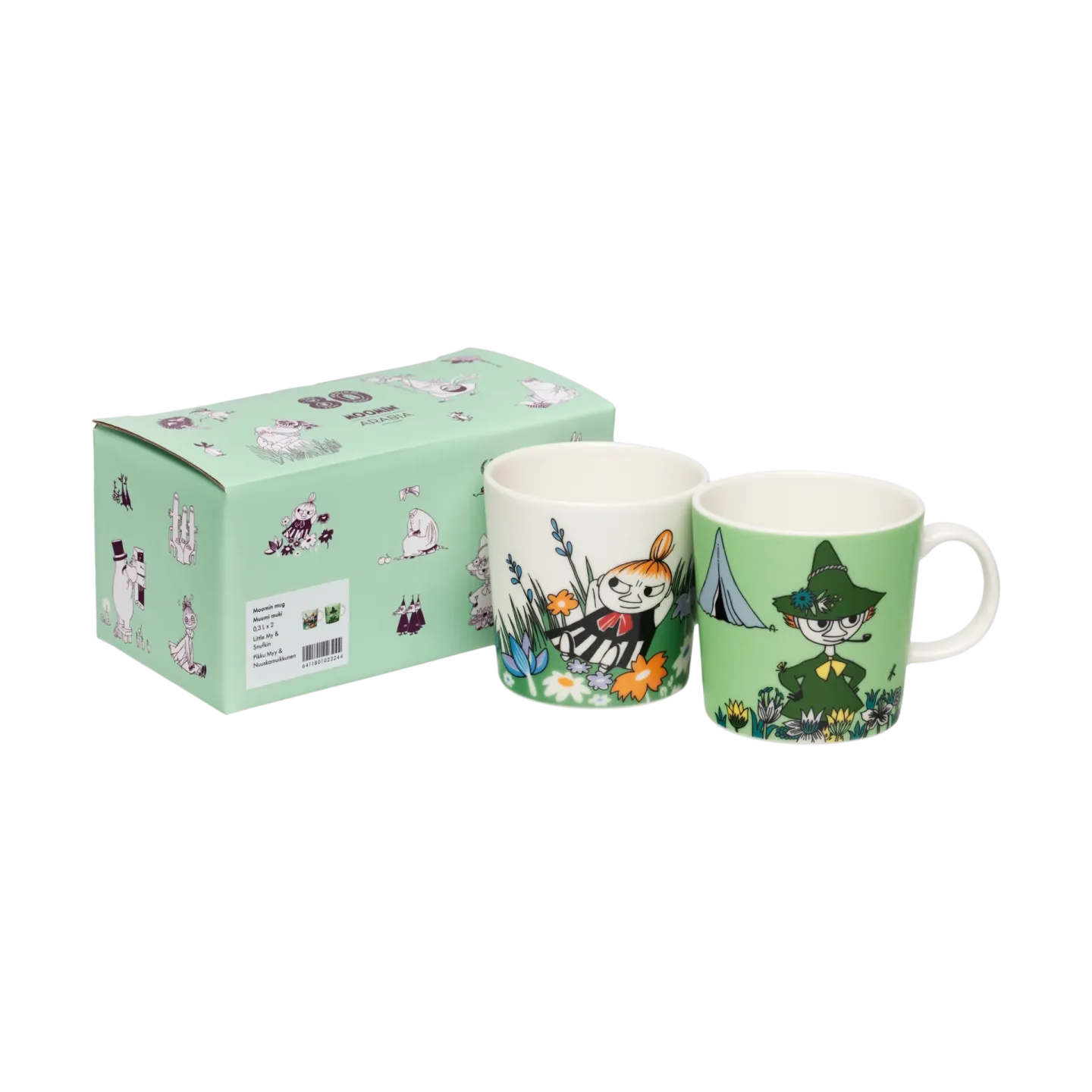 Moomin Arabia Lilla My & Snusmumriken Muminbecher 2 Teile 30 cl