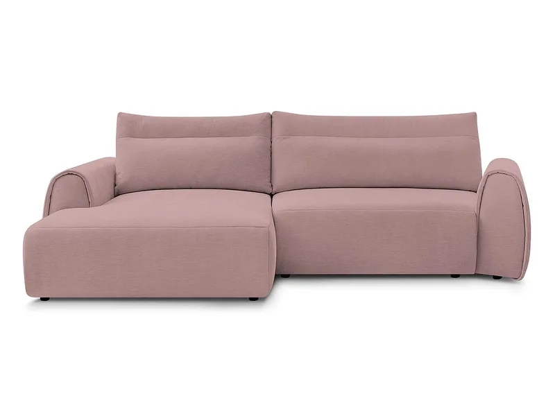 Ecksofa BOBOCHIC ADEN Stoff rosa