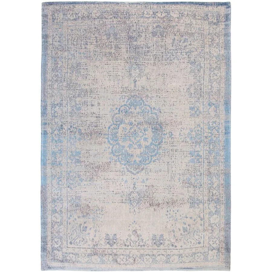 Teppich Medallion Blau, Beige Anderes Muster Polyester 80 x 150 cm