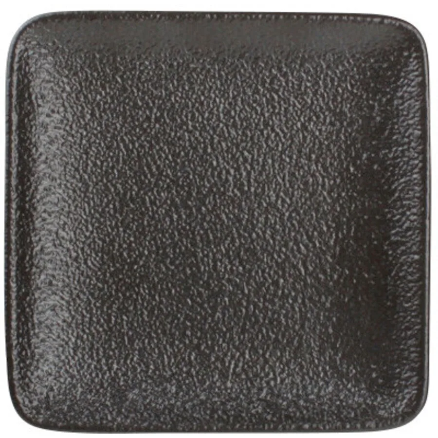 Teller Black Dusk Schwarz Porzellan