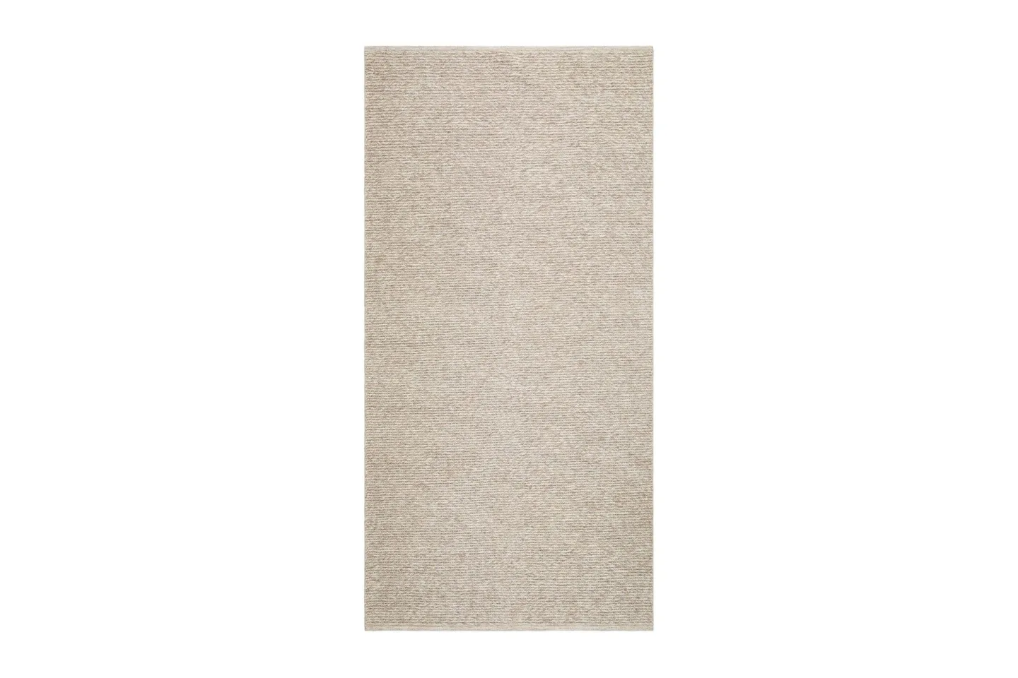 Dalarö Ullmatta 75x230 cm Rektangulär - Beige