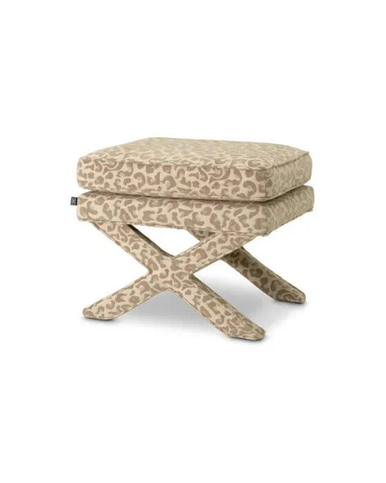Cordoba skammel harley leopard beige