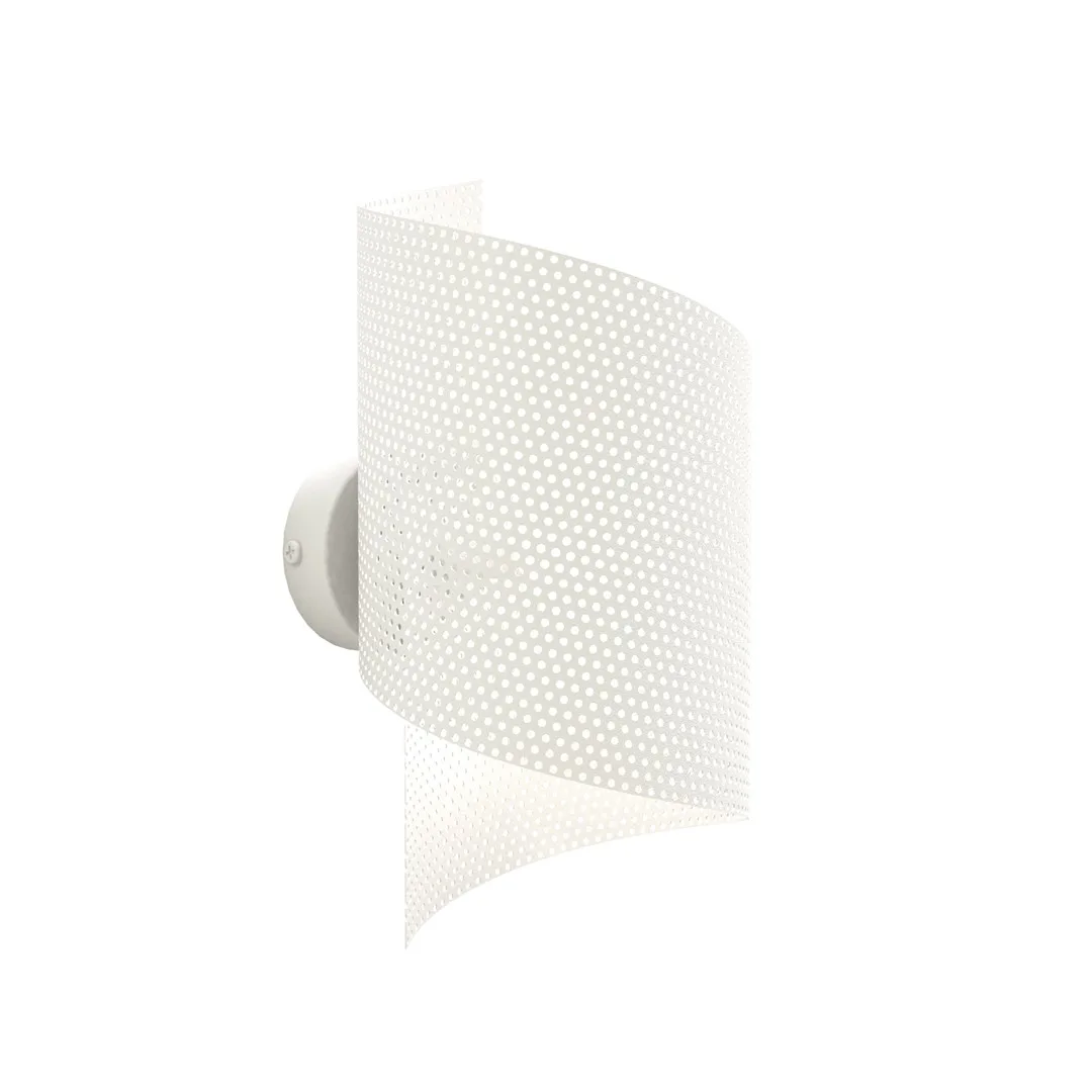 Emibig Lighting - Spiral 30cm - Vägglampa - Vit