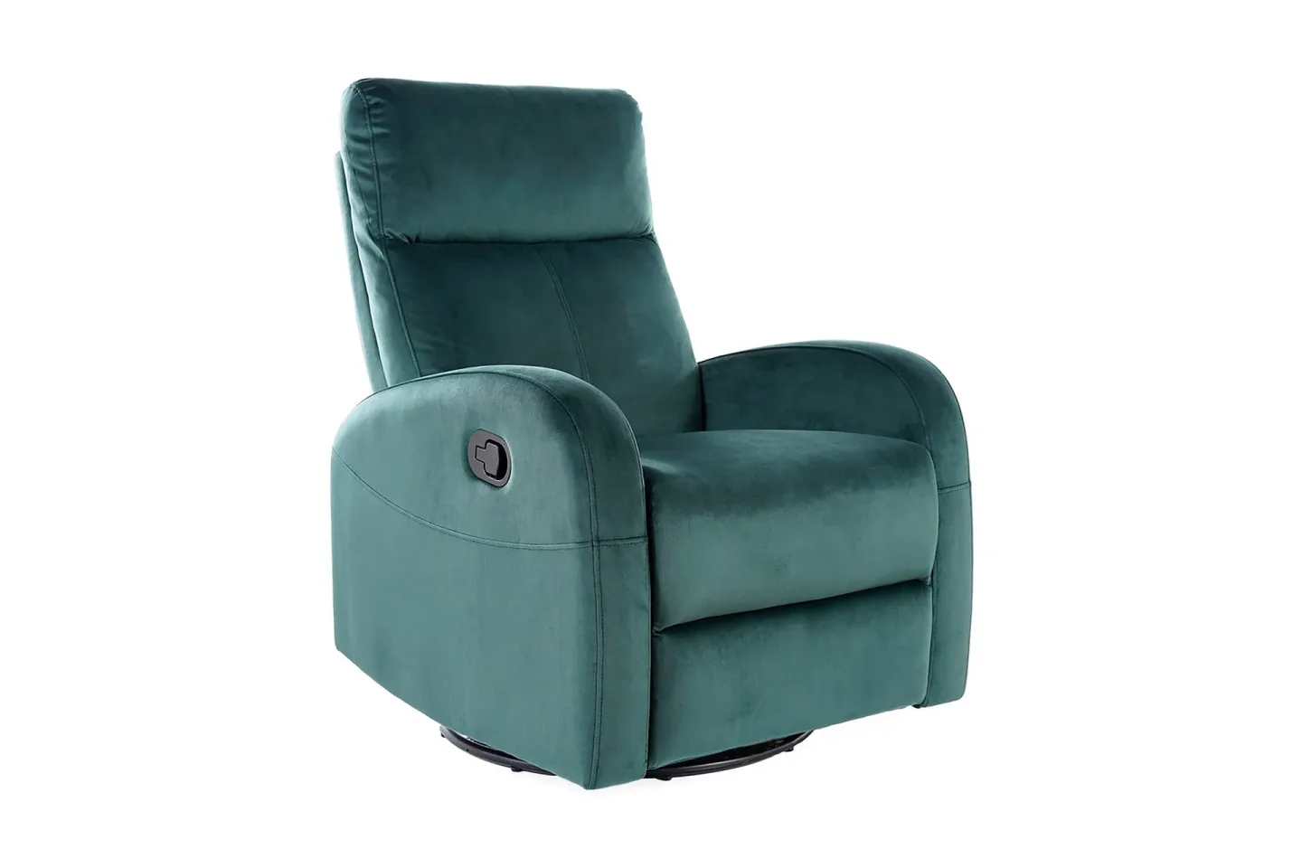 Athos Reclinerfåtölj Ställbar - Sammet/Grön