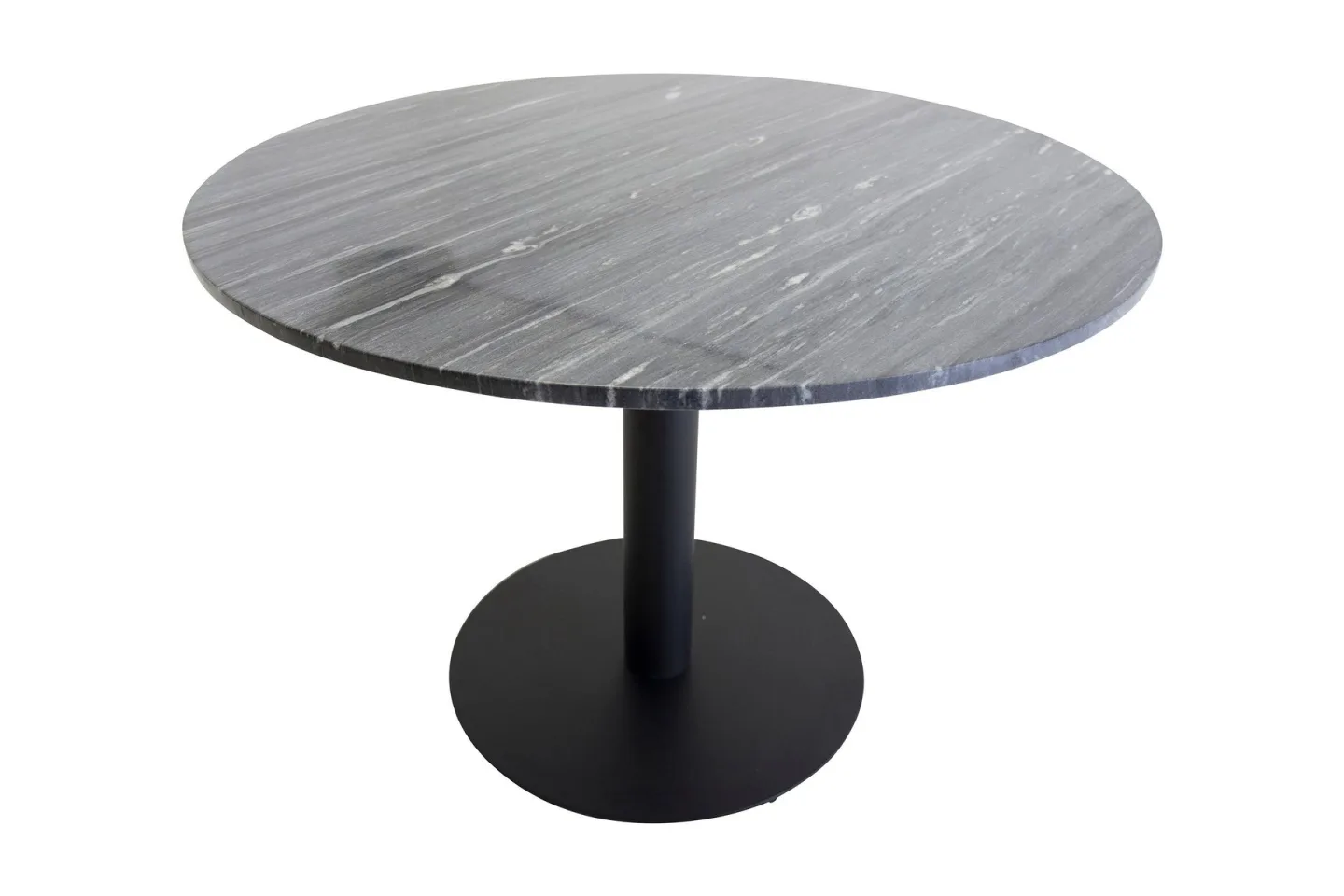 Matbord Venture Home Admira Matbord 106 cm Runt Marmor Black -
